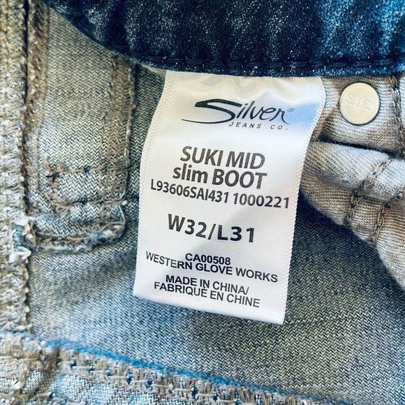 NWOT Silver Suki Mid Slim Bootcut‎ — SZ 32/31 - Picture 6 of 10